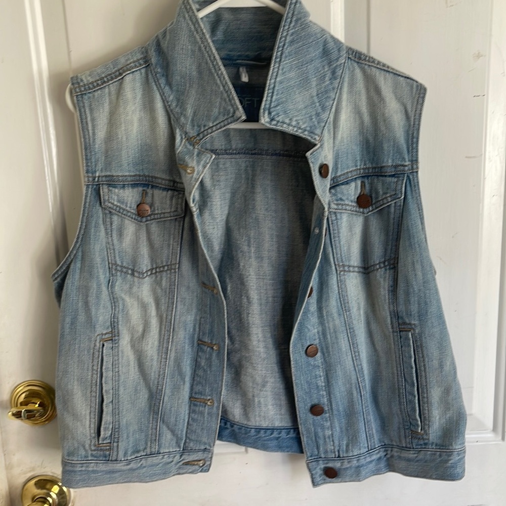 EUC LOFT Denim Vest